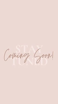 Stay tuned B'day Coming Soon Insta Story, Coming Soon Pink Logo, Insta Coming Soon Post, Coming Soon Instagram Story Ideas, Coming Soon Sign Business, Instagram Post For Business Opening Soon, Coming Soon Nails Logo, Small Business Coming Soon Post, Coming Soon Lashes Design