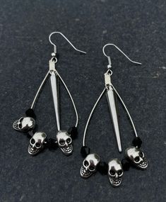 "Spooky Earrings, Horror Earrings, Skeleton Earrings, Scary Earrings, Trending Earrings, Halloween Gift, Dangle Earrings, Skeleton Gifts, Halloween Earrings, Novelty Earrings, Skeleton Jewelry, Gift For Women, Silver Earrings Available in a different colour and size, just contact me If you have any questions regarding this item, please hit the \"Ask a Question\" button next to the price and I will get back to you within 24 hours All products are 100% hand made, made with love especially for you" Scary Earrings, Horror Earrings, Skeleton Jewelry, Spooky Earrings, Trending Earrings, Scary Skeleton, Purple Snake, Novelty Earrings, Skeleton Earrings