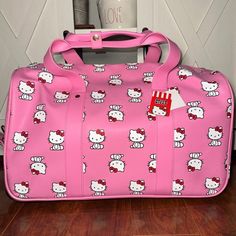 Bnwt Pink Hello Kitty Duffle Bag With Wheels Experienced Shipper With The Reviews To Show It! Shipped With Love And Care Tiktok Famous And Very Hard To Find After Going Viral Trending Hello Kitty Blankets Hello Kitty Throws Valentines Pinkmas Home Goods Tj Maxx Rae Dunn Cupcakes And Cashmere Throw Tiktok Viral Holiday Present Gift Love Xoxo Valentines Rae Dunn Pink Valentine Pink Hearts Pink Nutcracker Lips Decor Cherry Valentines Decor Rachel Zoe Isaac Mizrahi Martha Stewart Disney Stitch Fower Travel Rectangular Bag With Hello Kitty Print, Casual Pink Duffle Bag For Weekend, Pink Hello Kitty Travel Bag, Disco Farmhouse, Valentines Cowgirl, Lips Decor, Kitty Valentines, Duffle Bag With Wheels, Cowgirl Disco