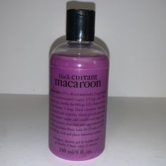 Philosophy Black Currant Macaroon 3-In-1 Shampoo, Shower Gel & Bubble Bath 8 Fl. Oz Black Currant Macaroon New - Sealed Get The Last Of Your Favorite Scents! Rare Exclusive Limited Edition Discontinued Hard To Find Unused Discontinued Item Not Responsible For Formula On Discontinued Items If This Is Your First Poshmark Purchase Add Code _giverer At Checkout For $10 Off!! Purchased In Store Authentic Items Bundle Discount Fast Shipper Price Frim-Ish (Reasonable Offers Only) Reminder We Do Not Get Philosophy Shower Gel Christmas, Philosophy Body Wash, Philosophy Fresh Cream, Philosophy Products, Lavender Shampoo, Philosophy Amazing Grace, Milk Cleanser, Black Currant, Bath And Body Care