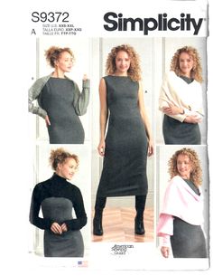 the sewing pattern for this dress is easy to sew, and has long sleeves