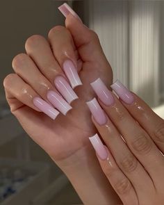 Polygel Nails, Bling Nails, Gorgeous Nails, Ombre Nails, Double Tap, Almond Nails, Swag Nails, French Nails