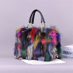 Women's Colored Real Fox Fur Handbag Real Leather Bag Cowhide Tote Shoulder Bag About Feedback 1.      Feedback is VERY important to us. 2.      We work very hard to exceed your expectations. We make our living by offering a quality product at a  competitive price, all while offering the BEST customer experience in the  industry.  3.     If you are not satisfied with the item, please Contact Me before you leave me negative feedback, we will try our best to solve the problem to make you satisfied. Payment Method Payment is required within 7 days after the auction ends. We will cancel the transactions if the payment is not received within 7 days after the auction ends. Shipping The item will be shipped by Standard shipping (airmail) within 1 or 2 business days (except weekend, holiday) once Military Shoes, Fur Handbag, Fur Handbags, Party Handbags, Real Leather Bags, Fur Clothing, Fur Bag, Party Clutch, Party Bag