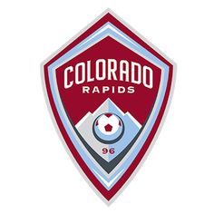 the colorado rapids logo on a white background