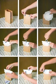 step by step instructions on how to make a paper bag