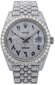 Diamond Watches With Date Indicator, Diamond Watches With Date Display, Diamond Watches With Date Indicator And Round Dial, Diamond Watches With Date Display And Round Dial, Silver Diamond Watch With Date Indicator, Silver Watch With Diamond And Date Indicator, White Gold Diamond Watch With Date Indicator, Classic Iced Out Round Diamond Watch, Anniversary White Gold Diamond Watch With Date Display