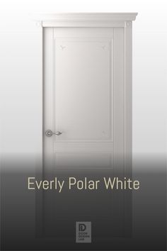 an open door with the words, every polar white