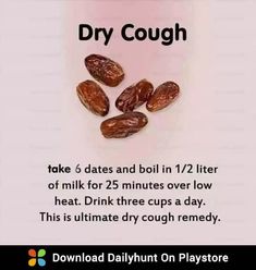 Medicine For Cough, Dry Cough Remedies, Medical Tips, Sick Remedies, Dry Cough, Natural Healing Remedies, Home Health Remedies, Herbs For Health, Cough Remedies