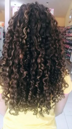 Long Natural Curly Hair, Ombre Curly Hair, Brown Ombre Hair, Curly Hair Care