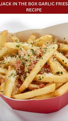 jack in the box garlic fries recipe