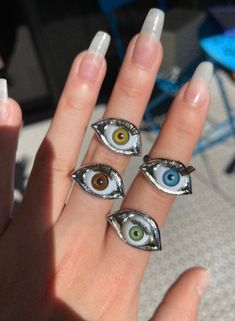 These vintage adjustable rings are the perfect statement piece or another edition to a radiant stack. The eyelashes give them a very unique look that is sure to turn heads and attract positive attention and confidence. Vintage Eyes, Eye Ring, Eye Shapes, Adjustable Rings, Rings Statement, Statement Rings, Eyelashes, Jewelry Rings, Bathing Beauties