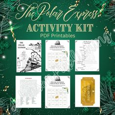 the polar express activity kit for printables