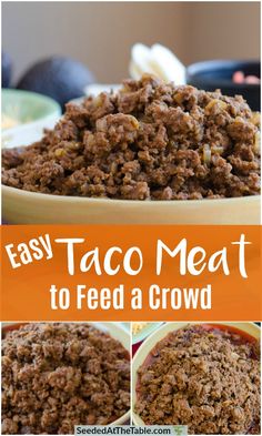 easy taco meat to feed a crowd