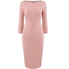 This dress can be a perfect addition to almost any outfit from formal to daily wear, great for work, meeting, office, businesses, work, party, cocktail, wedding, casual, daily dressing, etc. Pair with delicate necklace and heels for a chic office look. Comfortable and classic, this sheath dress is perfect on its own or as a layer under a blazer or jacket. Elegant Solid Sheath Bodycon Dress, Chic Office Dress With Back Zipper, Solid Bodycon Dress For The Office, Elegant Slim Fit Sheath Midi Dress, Long Sleeve Bodycon Office Dress, Elegant Career Dresses With 3/4 Sleeves, Elegant Fitted Bodycon Dress For Career, Long Sleeve Bodycon Dress For Work, Office Lady Long Sleeve Bodycon Dress