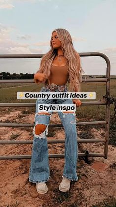 Country Calling Outfit, Country Consent Outfit, Cute Casual Rodeo Outfits, Grungy Country Outfit, Country Shein Finds, Cute Fall Cowgirl Outfits, Country Summer Outfits Cowgirl Chic, Summer Outfits Western Casual, Outfit Inspo For Country Concert