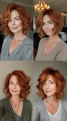 18 Sexiest Short Hairstyles for Women Over 40: Timeless Elegance and Confidence Short Layered Bob Haircuts, Hair Styles 2017, Shoulder Length Hair Cuts, Short Hair Older Women