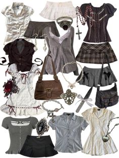 silent hill fatal frame until dawn ps2 horror women's coquette fashion inspiration Silent Hill Clothes, Silent Hill Inspired Outfit, Silent Hill Aesthetic Outfit, Silent Hill Outfit Aesthetic, Until Dawn Outfits, Fatal Frame Clothes, Female Protagonist Outfits