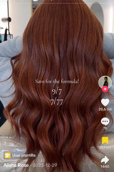 Red Formulas Hair, Mahagony Copper Hair, Chestnut Auburn Hair, Burgundy Copper Hair, Brown Red Copper Hair, Copper Brown Curly Hair, Dark Ginger Hair Color, Copper Red Balayage, Copper Ginger Hair