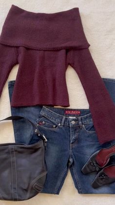 ig: intermissionvintage 2000s Fashion Fall, Autumn Clothes, Swaggy Outfits, Casual Dinner Outfit, Black Outfit