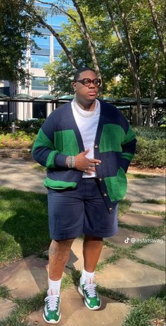 Plus Size Fashion Men Street Styles, Masc Brunch Outfit, Plus Size Streetwear Men, Men’s Fashion Plus Size, Fat Boys Fashion Men, Big Boy Fashion Men, Fat Man Fashion