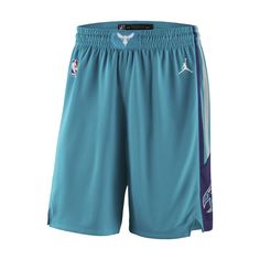 Charlotte Hornets Icon Edition Swingman Men's Jordan NBA Shorts Size L (Blue/New Orchid) AJ5590-428 Nba Shorts, Brand Icon, Nba Store, Charlotte Hornets, Plus Size Activewear, Men's Clothes, Jordans For Men, Basketball Shorts