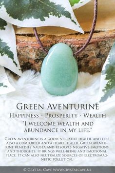 Aventurine Crystal Meaning, Aventurine Properties, Aventurine Meaning, Crystal Zodiac, Mineral Green, Zodiac Virgo, Crystal Cave, Crystal Green, Aventurine Crystal