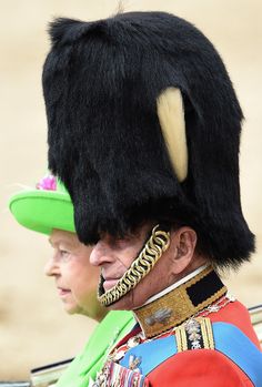 Queen Elizabeth II and Prince Philip, Duke of Edinburgh attend Trooping the Colour, this year marking the Queen's 90th birthday at The Mall on June 11, 2016 in London, England. The ceremony is Queen Elizabeth II's annual birthday parade and dates back to the time of Charles II in the 17th Century when the Colours of a regiment were used as a rallying point in battle. Trooping The Colour, Charles Ii, At The Mall, Prince Phillip, House Of Windsor, British Monarchy