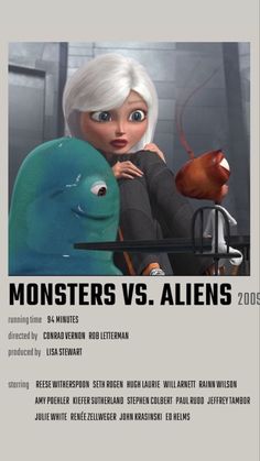 monsters vs aliens 2009 movie poster