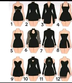 the different types of dresses that are available for women to wear on their bodysuits