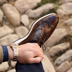 Bourdin Full Brogue Shoes - Q by QS Mens Dress Shoes Guide, Shopping Shoes, 00 Fashion, Men's Dress Shoes, Custom Made Shoes, Hot Style, Leather Brogues, Brogue Shoes, Stylish Boots