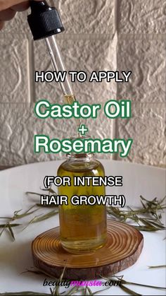 Diy Hair Oil, Herbs For Hair Growth, Rosemary Hair Growth, Thinning Hair Remedies, Castor Oil For Hair Growth, Herbs For Hair, Healthy Natural Hair Growth, Rosemary Oil For Hair, Extreme Hair Growth