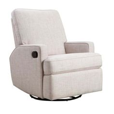 the reclining chair is upholstered with an arm rest