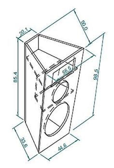 a drawing of a toilet in the shape of a box