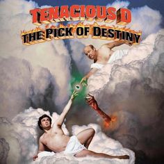 the cover art for tenaciousd's album, the pick of destiny