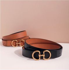 Edited Pieces Reversible Horsebit Belt Horsebit Belt, Belt For Dresses, Madrid Big Buckle, Double Buckle Belt, Luxury Belts, Designer Belt, Chic Leather, Designer Belts, Reversible Belt