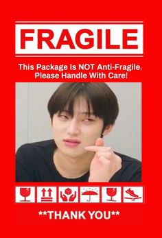 the poster for fragile is not anti - fragile, please handle with care thank you