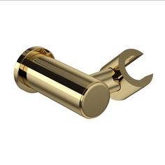 an image of a brass door handle on a white background