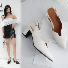 Heel Height: 5.5cmPlatform Height: 1 cmStyle: Fashion,KoreanOccasion: Casual,Party/Club,Office/Career,DressSeason: Spring,Summer,Fall/Autumn,WinterPackage Contents: 1 x Shoes (Pair)Size Guide:34 = foot length 21.5-22cm (Foot width=8-8.5cm)35 = foot length 22-22.5cm (Foot width=8.5cm)36 = foot length 22.5-23cm (Foot width=8.5-9cm)37 = foot length 23-23.5cm (Foot width=9cm)38 = foot length 23.5-24cm (Foot width=9-9.5cm)39 = foot length 24-24.5cm (Foot width=9.5-10cm)40 = foot length 24.5-25cm (Foo Club Office, Chunky Sandals, Chunky Heels Sandals, Womens Shoes High Heels, Slingbacks, Career Dress, Fashion Korean, Block Heels Sandal, Casual Party