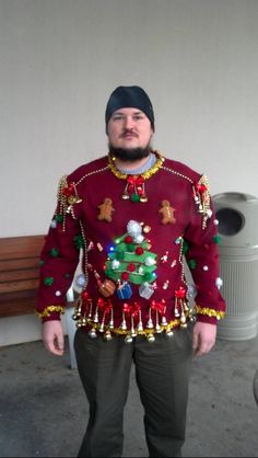 www.holidayinnovations.com 25 Ugly Christmas Sweaters You Wish You Had Easy Ugly Christmas Sweater, Ugliest Christmas Sweater Ever, Christmas Sweater Party Ideas, Ugly Sweater Party Ideas, Ugly Christmas Sweater Party Ideas, Sweater Party Ideas, Diy Christmas Sweater, Ugly Sweater Christmas Party, Ugly Christmas Sweater Ideas