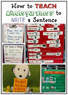 an image of how to teach fingerprints to write a sentence with pictures and words