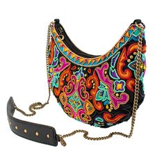 Multicolor Beaded Crossbody Shoulder Bag, Embellished Tote Shoulder Bag For Everyday Use, Everyday Festival Clutch Shoulder Bag, Multicolor Embroidery Crossbody Shoulder Bag, Embellished Travel Bags, Multicolor Embellished Shoulder Bag For Everyday, Embellished Multicolor Bags As Fashion Accessory, Embellished Multicolor Shoulder Bag, Embellished Multicolor Crossbody Shoulder Bag