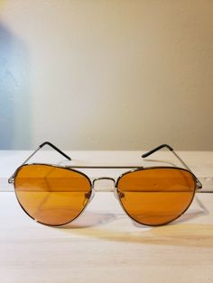 unisex, super comfortable, brand new, high definition Brownish&yellow lenses aviator sunglasses. Aviator Aesthetic Vintage, Retro Sunglasses Aesthetic, Yellow Aviator Sunglasses, 70s Sunglasses, Birthday Fit, Brownish Yellow, Yellow Sunglasses, Wishlist 2024, 26th Birthday