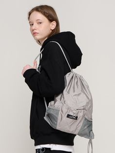 Composition : POLYESTER 100%Country of Origin : KOREA Gray Large Capacity Nylon Backpack, Casual Gray Backpack For Travel, Large Capacity Gray Nylon Backpack, Gray Nylon Backpack For Outdoor, Gray Backpack With Pockets For Outdoor Activities, Gray Bags With Zipper Pocket For Outdoor Activities, Gray Bags With Zipper Pocket For Outdoor, Gray Backpack For Outdoor Activities, Versatile Gray Backpack For Daily Use