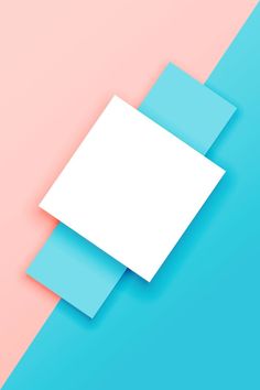 an abstract blue and pink background with two rectangles on top of each other