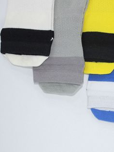 Specification: Style: Casual Color: Black, White, Gray, Yellow, Green, Blue Size: One Size Pattern: Color Block Season: Summer, Spring, Autumn, Winter Material: Cotton, Polyester, Spandex Type: Quarter Socks Care and Cleaning: Machine Wash Package included: 1 Pack Sock Quarter Socks, Toe Socks, Men's Socks, Gray Yellow, Size Pattern, Swimwear Fashion, Mens Swimwear, New Man, Popular Style