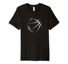 PRICES MAY VARY. A sports design with the silhouette of a basketball. Ideal for game day. Perfect for all Basketball players, coaches and fans who love their sport. This premium t-shirt is made of lightweight fine jersey fabric Fit: Men’s fit runs small, size up for a looser fit. Women’s fit is true to size, order usual size. Cheap Sporty Shirt For Fan Gear, Cheap Customizable T-shirt For Fan Gear, Cheap Customizable Fan Gear T-shirt, Teen Basketball Shirts, Black Basketball Fan T-shirt, Basketball Team Logo Short Sleeve T-shirt, Basketball Silhouette, Graphic Cotton T-shirt For Basketball, Cheap Basketball T-shirt With Logo Print