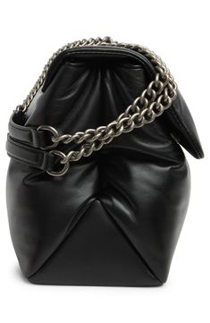 Slash Pocket, Eagle Head, Tie Neck Blouse, Kurt Geiger, Leather Chain, Crossbody Strap, Leather Crossbody Bag, Leather Crossbody, Neck Tie