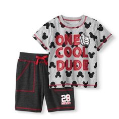 New With Tags ~ Never Worn! Toddler Boys Mickey Mouse "One Cool Dude" T-Shirt And Shorts Set Size 4t T-Shirt-- Printed Graphics, Crew Neckline, Contrasting Trim Shorts-- Elastic Waistband, French Terry Construction Playful Mickey Mouse Cotton Sets, Cotton Mickey Mouse Tops For Playwear, Casual Mickey Mouse Tops For Playwear, Casual Mickey Mouse Playtime Set, Mickey Mouse Cotton Loungewear Sets, Cute Cotton Mickey Mouse Sets, Cute Mickey Mouse Cotton Sets, One Cool Dude, Girls Spring Outfits