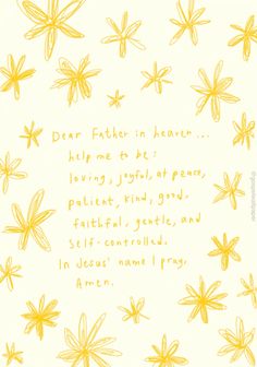 a handwritten poem written in gold ink on white paper with yellow flowers and leaves