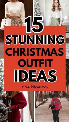 Christmas Outfits Women Classy, Winter Christmas Outfits Party Dresses, Christmas Skirt Outfit Classy, Aesthetic Christmas Party Outfits, Classy Holiday Party Outfit, Classy Christmas Outfit For Women, Christmas Outfit Ideas For Women Classy Holiday Parties, Christmas Outfits For Women Classy, Christmas Dress Women Classy